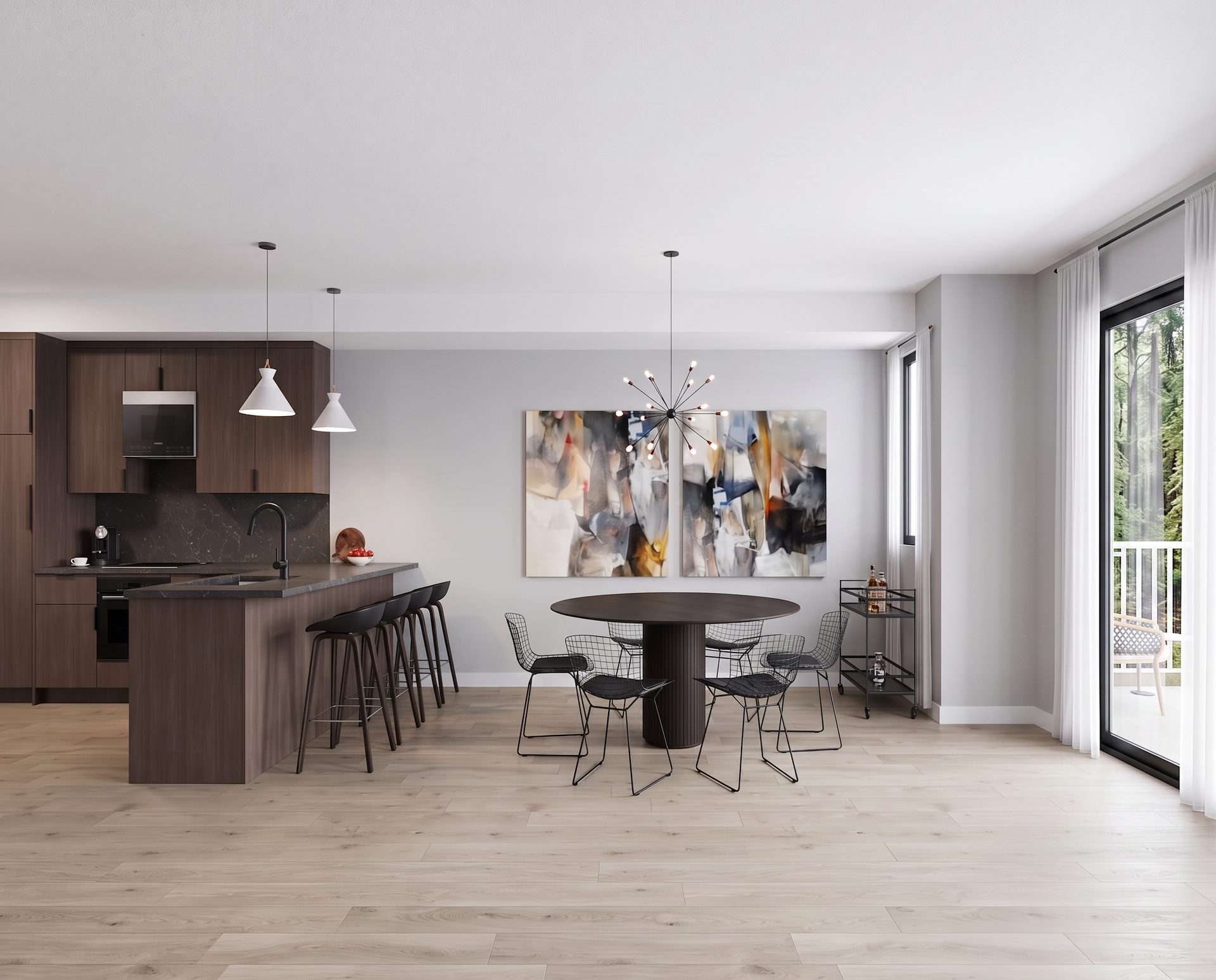 The River — Kitchen and dining
