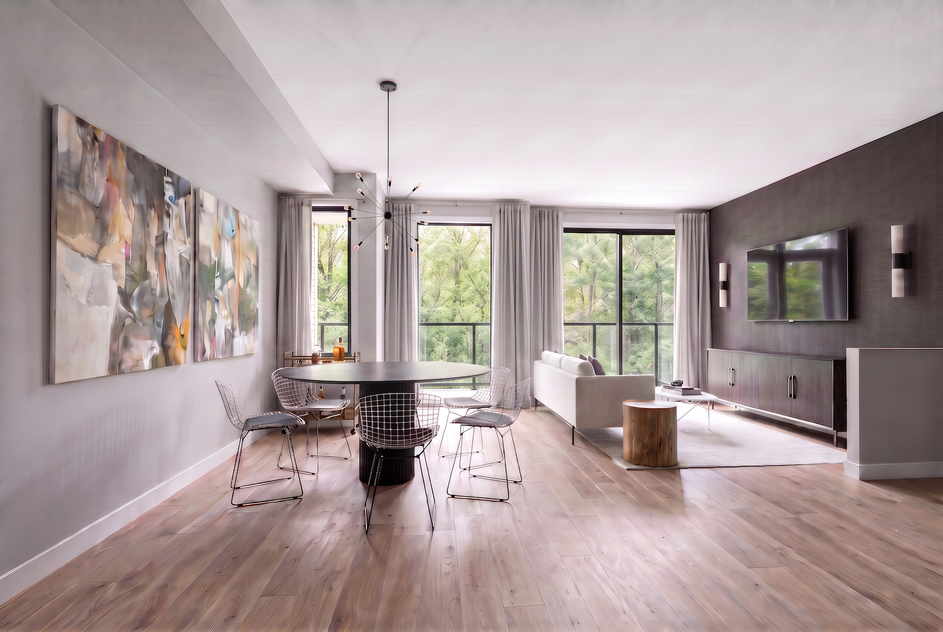 The River — Open concept main floor