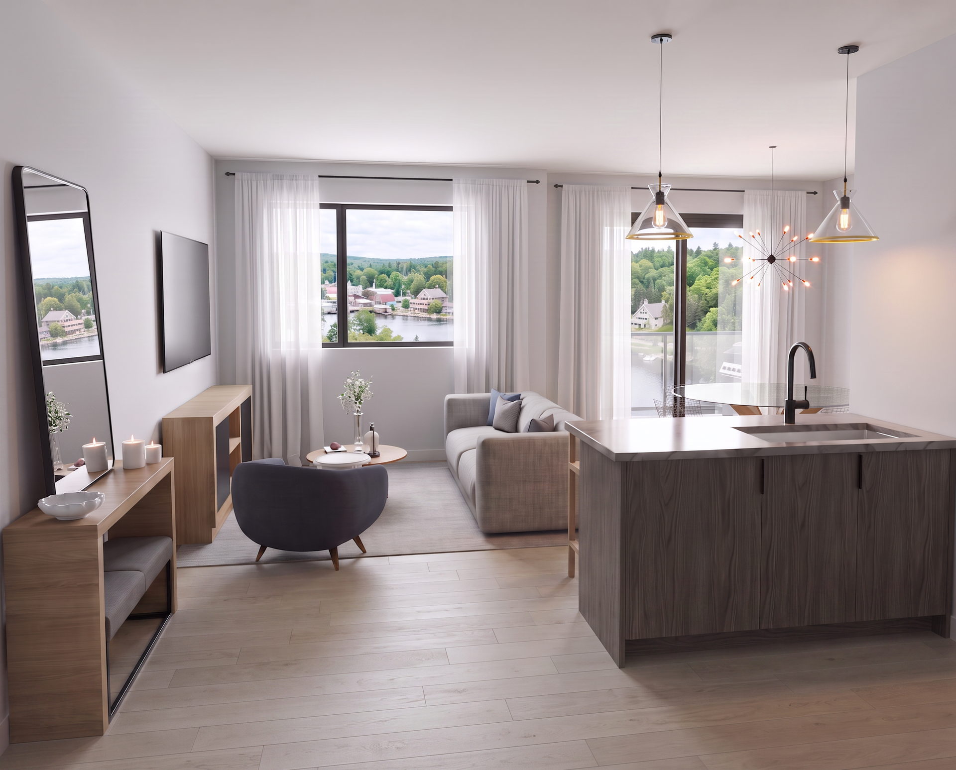 The Spray — Living room
