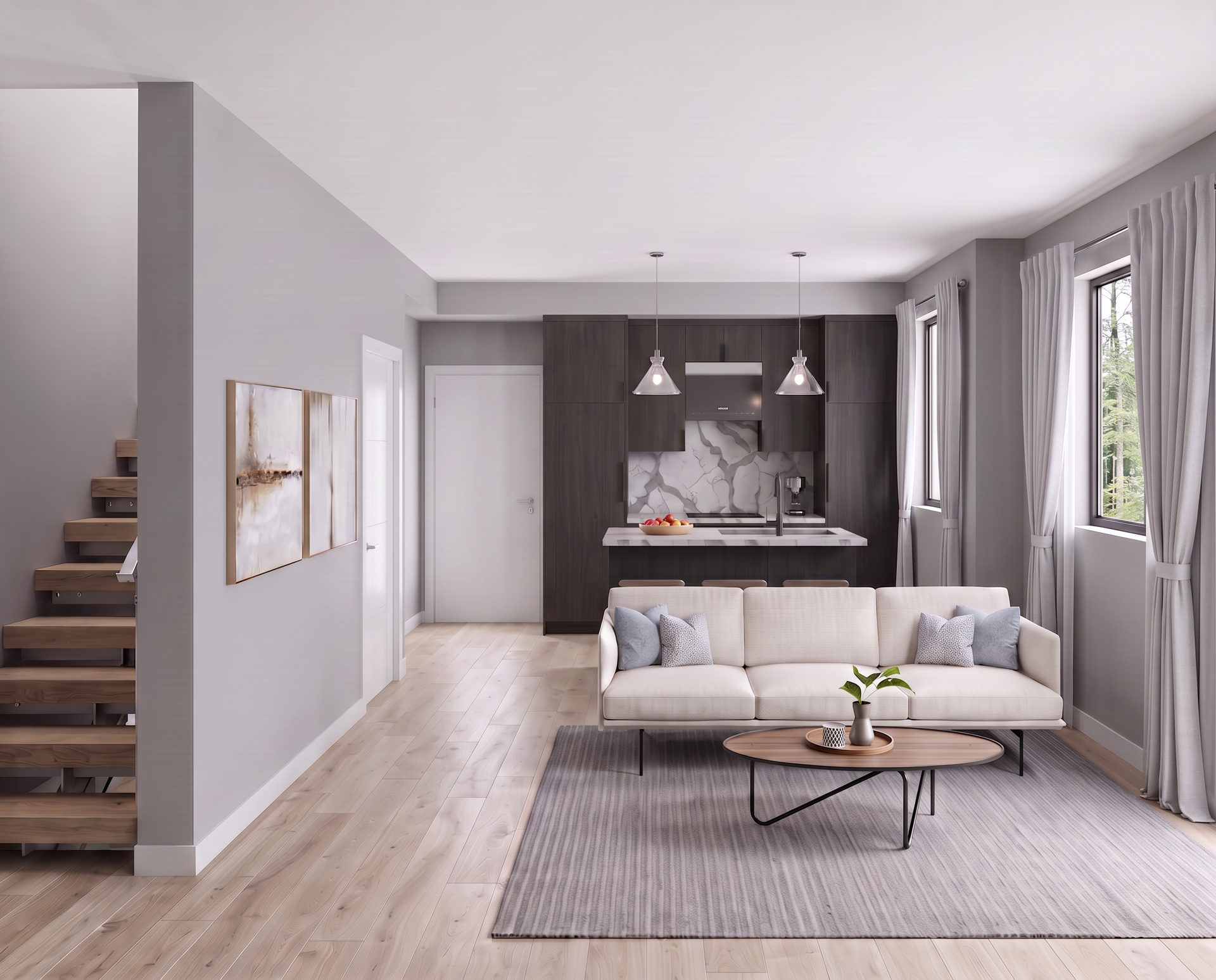 The Spray — Secondary suite living area